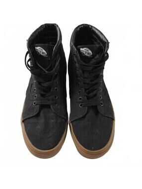 Vans Black High-Top Sneakers Men's 8.5 / Women's 10 Gum Sole